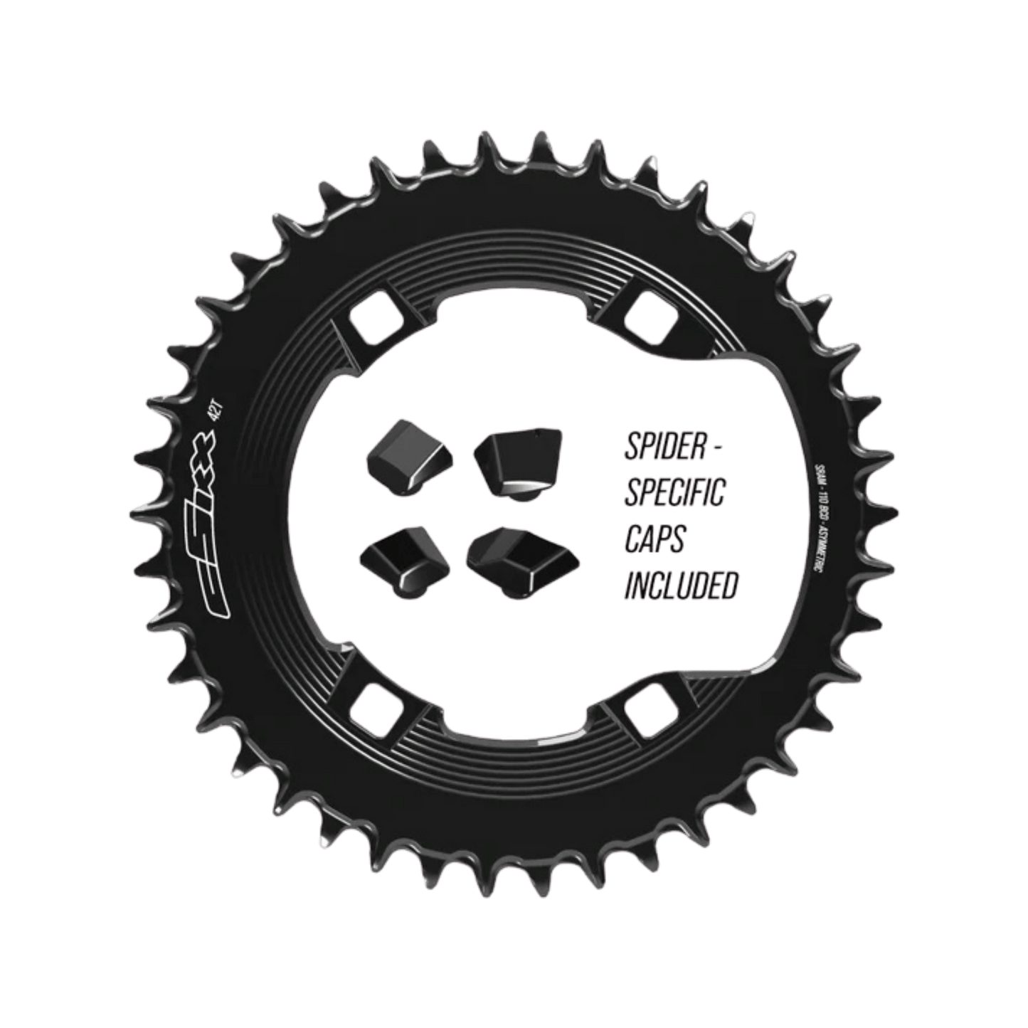 TT Chainring 110bcd Asymmetric Shimano