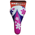 Bravvos Saddle 16 Pink/Purple Flower