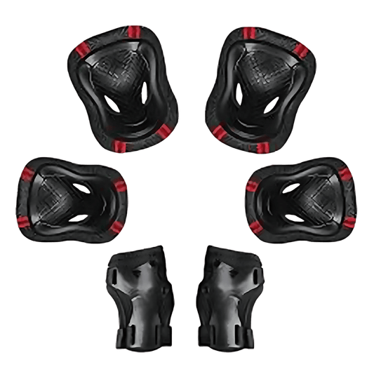 Bravvos Kids Knee/Elbow/Wrist Small Blk/Red